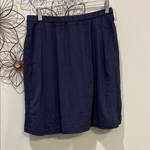 Navy Blue Women's Skort